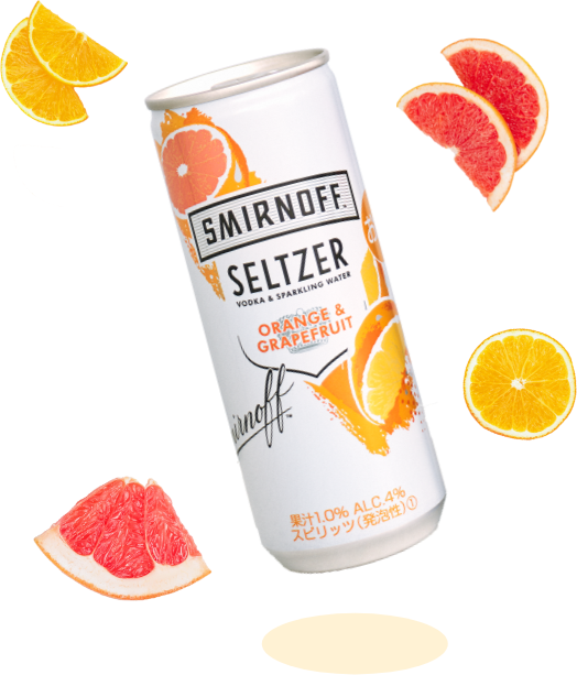 SMIRNOFF™ SELTZER ORANGE & GRAPEFRUIT